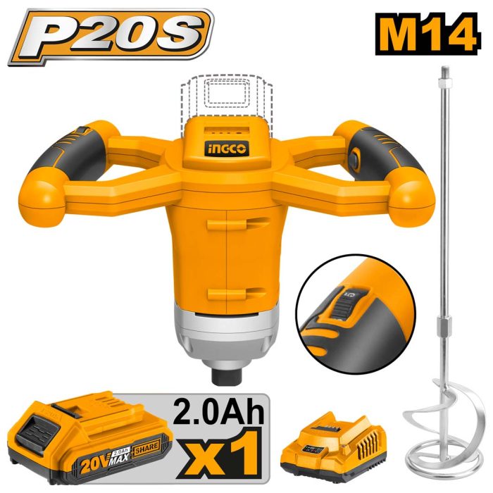 Malaxeur 20v ingco - Image 2